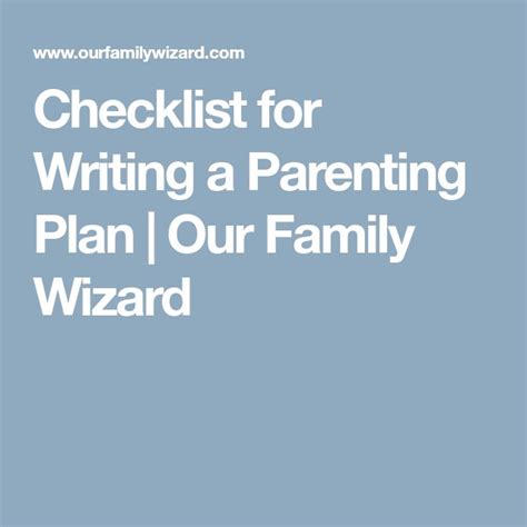 My parenting wizard - 